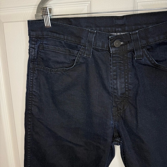 Levi's 569 Dark Blue Loose Straight Fit Jeans Jeans Size 34W 32L GUC - Picture 2 of 7